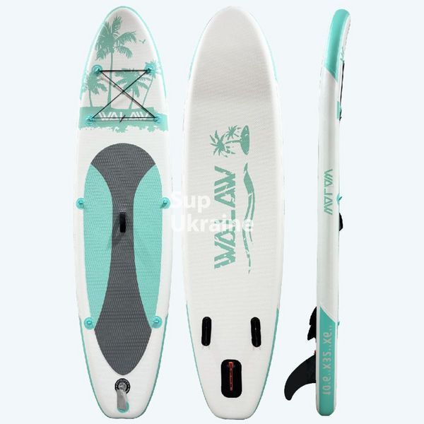 Надувная SUP-доска Walaw 11'0" (335x76x15 см) - Green wal фото