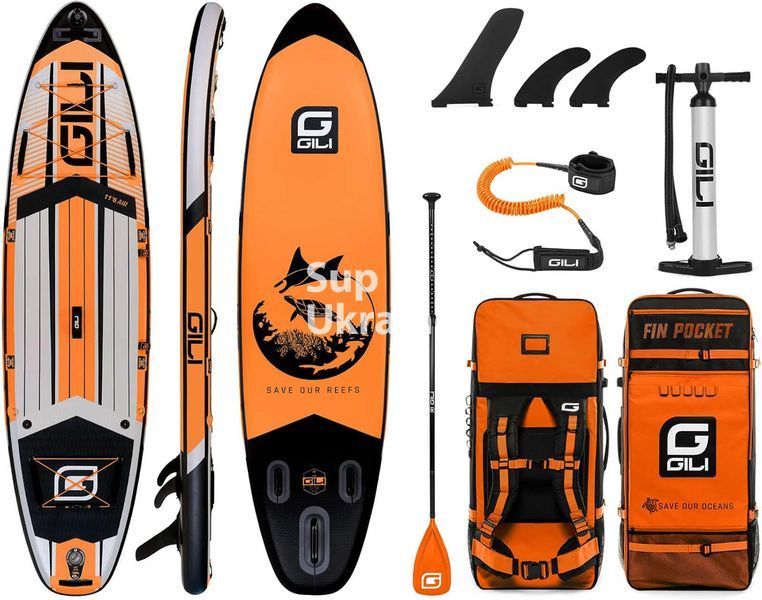 SUP-дошка GILI Air 350cm - Помаранчевий gili350 фото