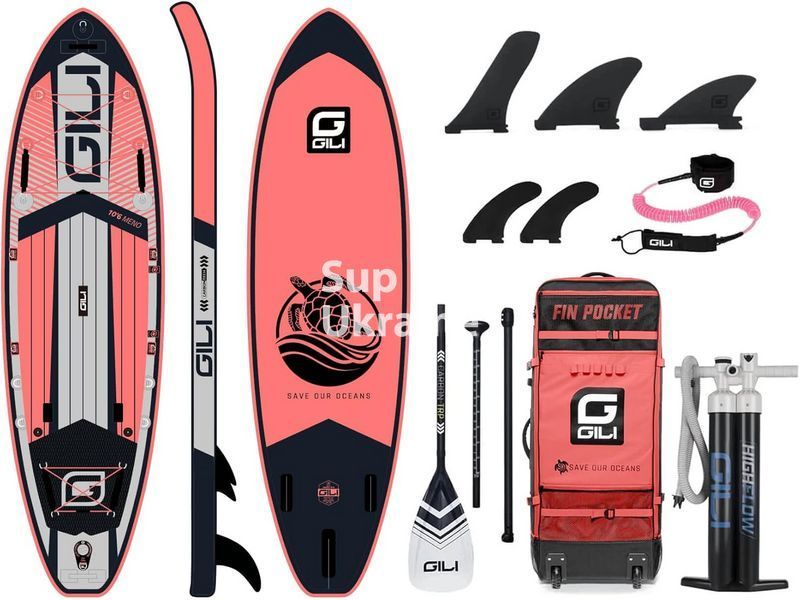 SUP-дошка GILI Air 350cm - Рожевий gili350 фото