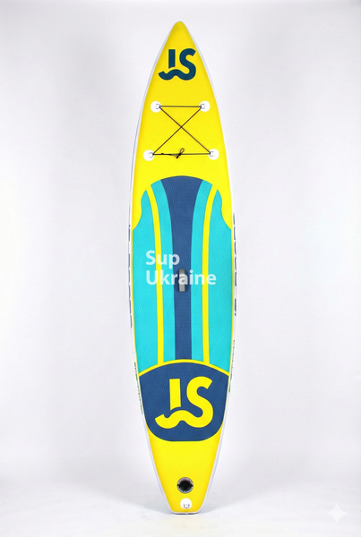 Надувна SUP дошка JS 350 Touring (350x78x15 см) &mdash; Швидкісний Сап Борд Жовто-Блакитний js350 фото