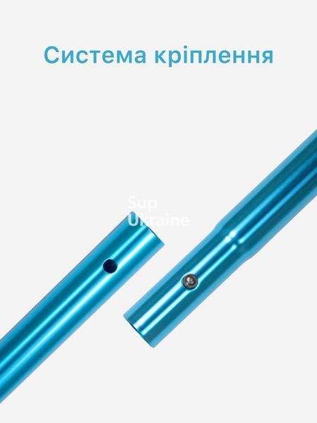 Весло розбірне для SUP-дошки Blue /каяка/човна 3-х секційне алюмінієве blue03 фото