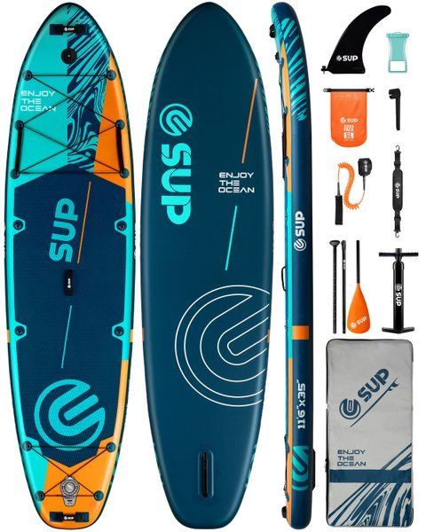 Надувна SUP дошка E-SUP Aruba (Для новачків) &mdash; Cтійкій Сап Борд es01 фото