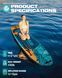 Надувна SUP дошка E-SUP Aruba (Для новачків) &mdash; Cтійкій Сап Борд es01 фото 4