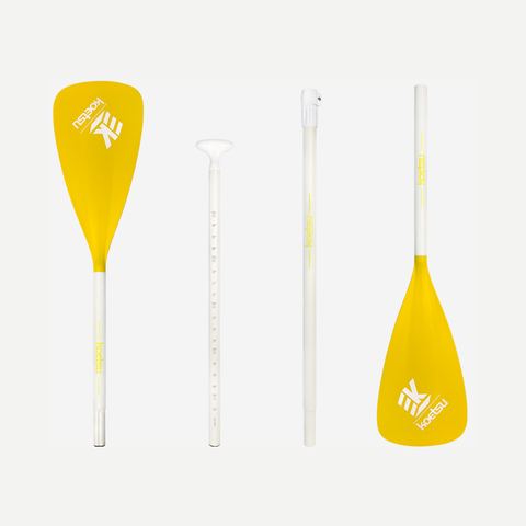 Универсальное разборное весло 2-в-1 для SUP-доски Yellow koe2blue фото