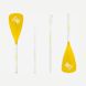Универсальное разборное весло 2-в-1 для SUP-доски Yellow koe2blue фото 1